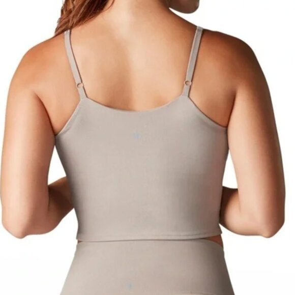 Tavi Cami Bra “Flax” Tan/Beige Color Tonal Python Print Adjustable Strap Size M - Picture 2 of 6